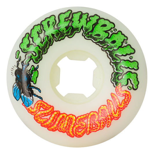 56mm Screw Balls Speed Balls White 99a Slime Balls Skateboard Wheels