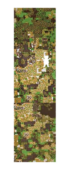 GRIZZLY 9" FALL CAMOUFLAGE PRT3 PERFORATED SHEET