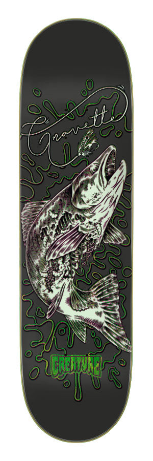 Creature- Gravette Keepsake VX Deck Skateboard Deck 8.51in x 31.88in Creature