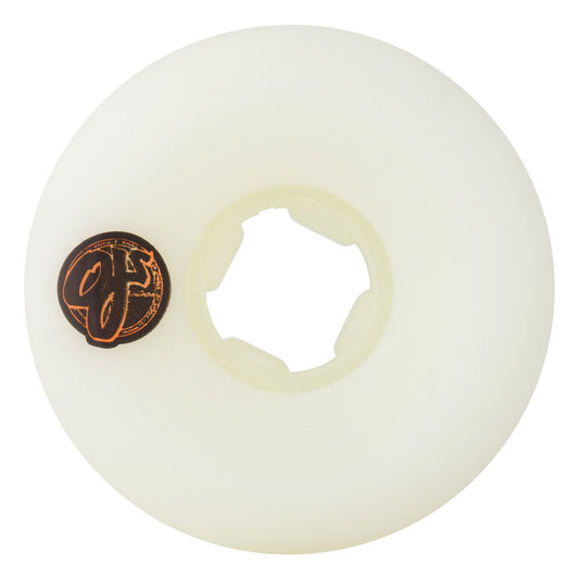 55mm Team Line Original White Black/Orange Hardline 99a OJ Skateboard Wheels