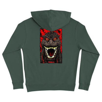 Santa Cruz Godzilla Destroyer pullover alpine green youth hoodie