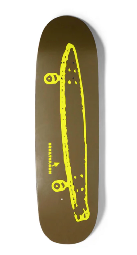 GIRL CRAILTAP BURNT NEON SHAPED DECK 9.12