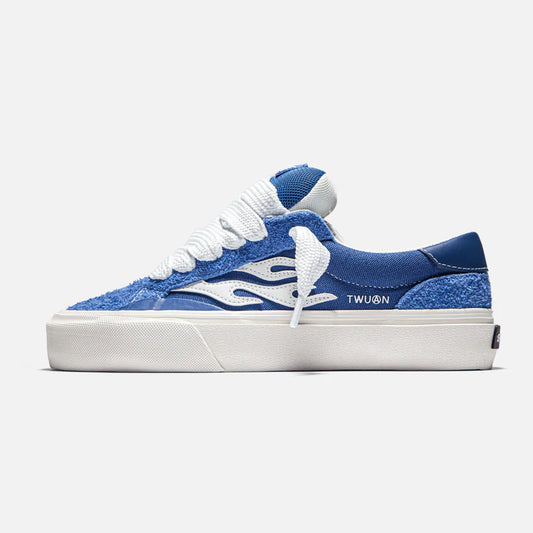 Straye Logan Puffy Tongue Blue with White sole