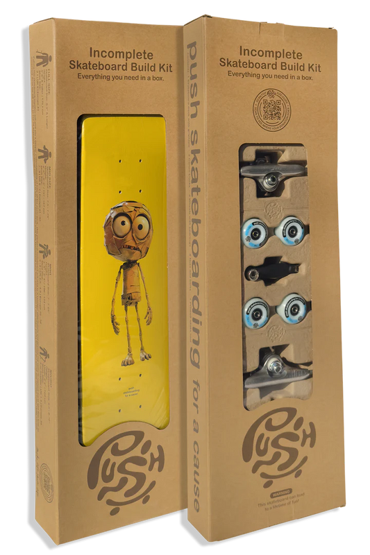 Push Skateboards Plywood guy FP Incomplete 7.25