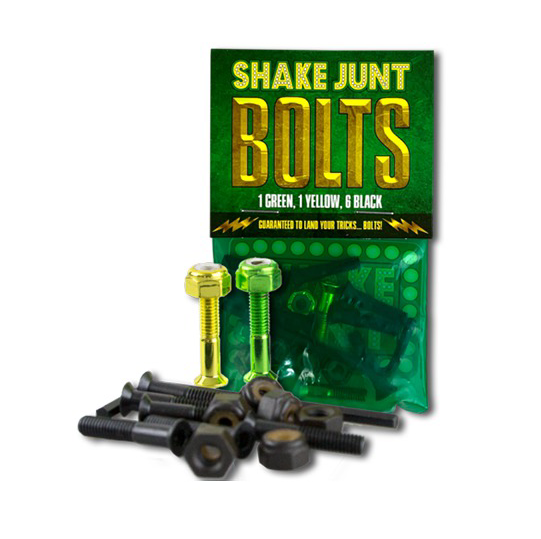 SHAKE JUNT BAG-O-BOLTS 1 GRN/1 YLW/6 BLK HARDWARE PHILLIPS 1"