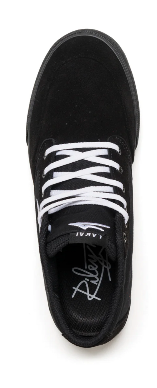 Lakai Riley 3 High Black/ Black Suede