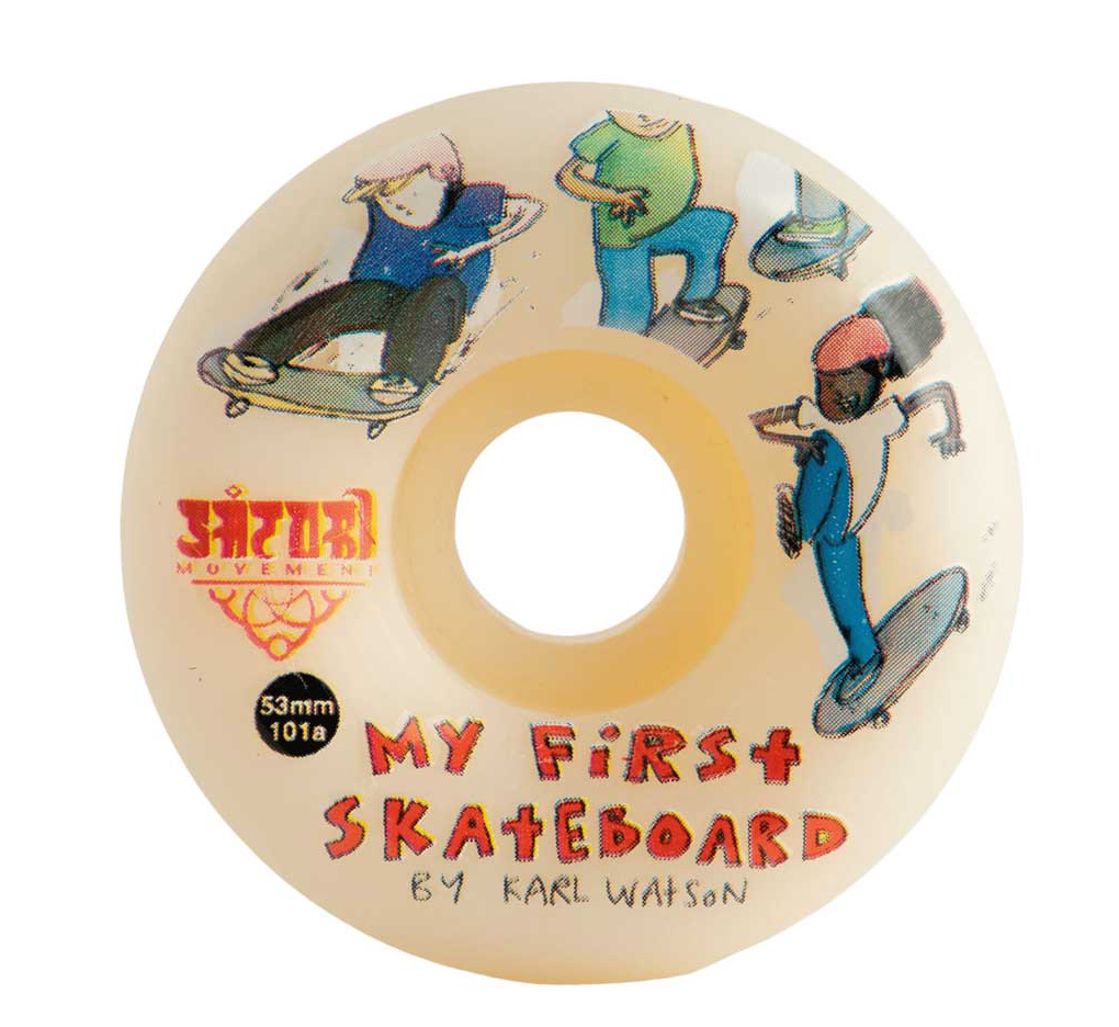 SATORI MY FIRST SKATEBOARD CONICAL 53MM 101A (Set of 4)