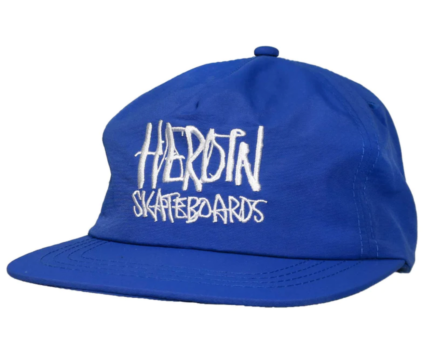 HEROIN SCRIPT NYLON SNAPBACK HAT BLUE