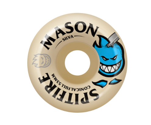 SPITFIRE FORMULA FOUR MASON SILVA BURN SQUAD CONICAL FULL 53MM 99D (Set of 4)